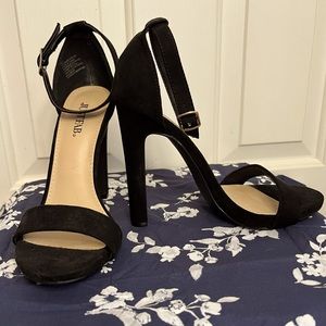 JustFab Black Heels